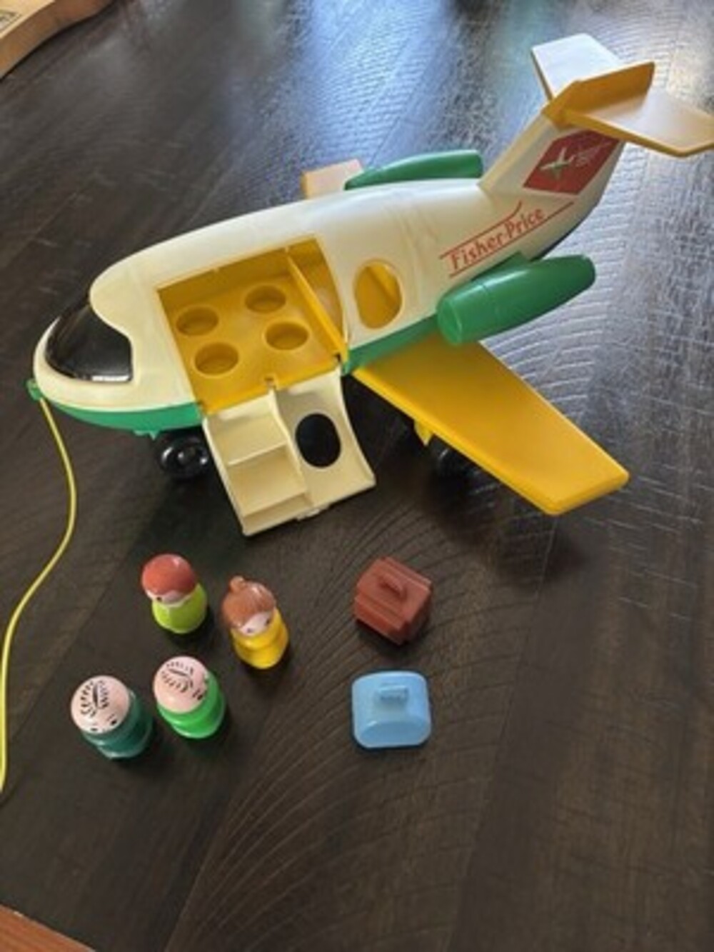 Vintage Fisher Price Play Family Jetliner #182 Complete w/original Box